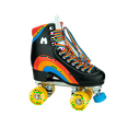 thumbnail image 1 of Riedell Quad Outdoor Roller Skates - Moxi Rainbow Rider (Asphalt Black, 6 Medium), 1 of 4