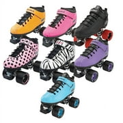 Riedell Quad Roller Skates - Dart- Zebra, Solid Colors