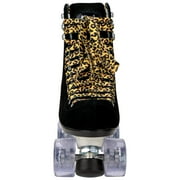 Riedell Quad Roller Skates - Panther Black Suede