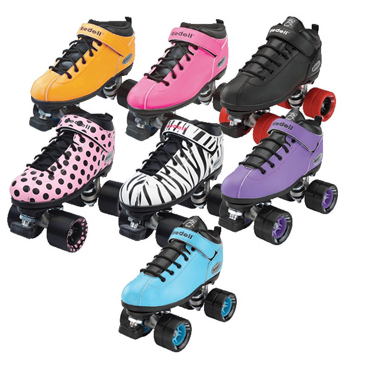 Riedell Skates Dart Roller Skate,Black,14