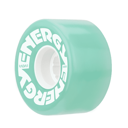 Riedell Skates Radar Energy 57mm Outdoor Skate Wheels (Set of 4, Aqua)