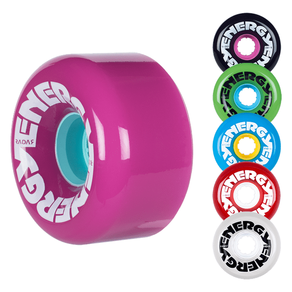 Riedell Skates Radar Energy 65mm Outdoor Skate Wheels (Set of 4)