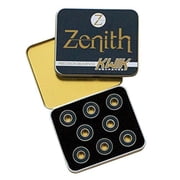 KwiK Bearings - Zenith Bearings - Set of 16 Heat-Treated Alloy Roller Skate Bearings - 8mm