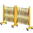thumbnail image 1 of Riedhoff 16ft Expandable Barricade Gate Metal with 6 Wheels, Folding Portable Security Barrier, 1 of 7