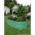 thumbnail image 1 of Riedhoff 2 Pack Raised Garden Bed Outdoor, 8x4x1.5 ft Large Metal Planter Box for Flower,Green, 1 of 7