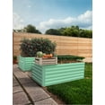 thumbnail image 1 of Riedhoff 2Pack Steel Raised Garden Bed 6x3x2ft,Large Oval Garden Planting Bed,Green, 1 of 7