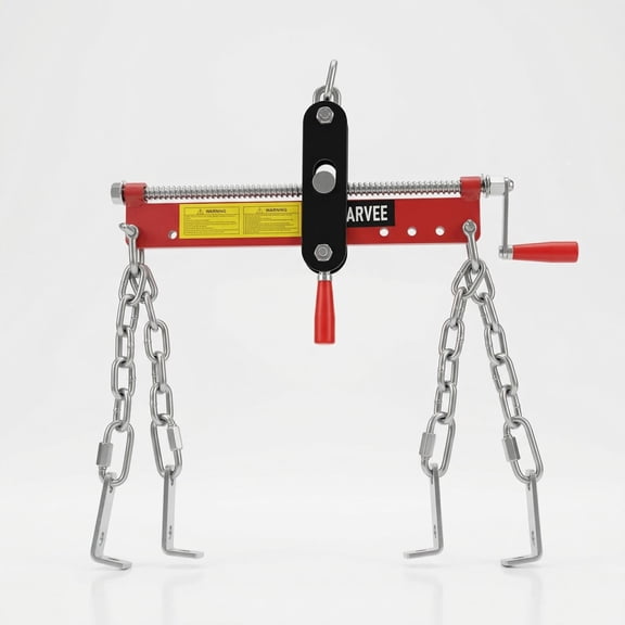 Riedhoff 4 Position Engine Leveler with Adjustable Handle, 2 Ton Capacity, Red