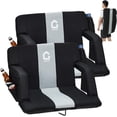 thumbnail image 1 of Riedhoff 6 Position Adjustable Stadium Bleacher Seats, 2 Count, 24.5 x 17.32 x 17.13", Black & Gray, 1 of 6