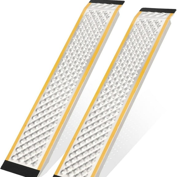 Riedhoff Aluminum Alloy Lawn Mower Ramps, 880 lbs Max Load, 47" x 9", 2 Pack