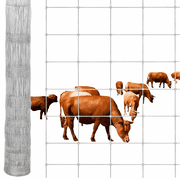 Riedhoff Farm Fence Panel 5 ft x 328 ft, Galvanized Wire Fencing, Silver