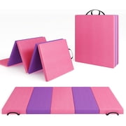Riedhoff Folding Exercise Training Gymnastics Mat, 6.2 x 2 x 1.2, Gym Floor Pad, Multi-color