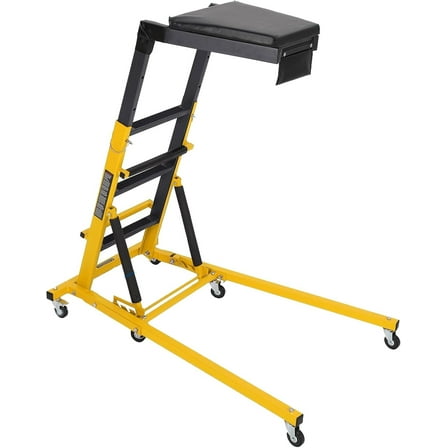 Riedhoff Top Automotive Creeper, Engine Creeper 49.21" to 68.89" Adjustable Height, Yellow