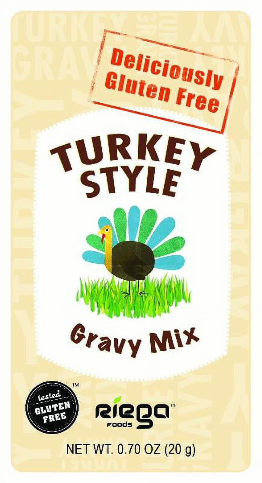 Riega Gluten Free Turkey Gravy Mix, 0.7 Oz.