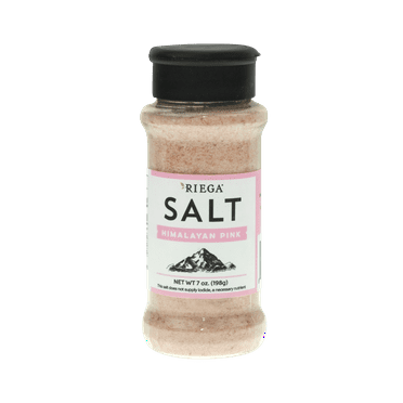 Riega Himalayan Pink Salt Shaker, 7 oz - Allergen-Free, No Allergens Contained