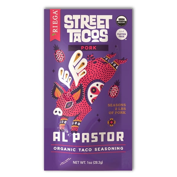 Riega Seasoning Taco Style Al Pastor 1 oz (Pack of 16)