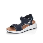 Rieker Womens 64302-14 Wedge Heel Slingback Sandals, Blue, Size EU 37