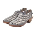 thumbnail image 1 of Rieker Women's Sina 78 Lightweight Low-Heeled Sling-back Shoe (Azur/Grey, 7-7.5), 1 of 7