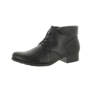Rieker Womens Sariana 31 Leather Block Heel Ankle Boots