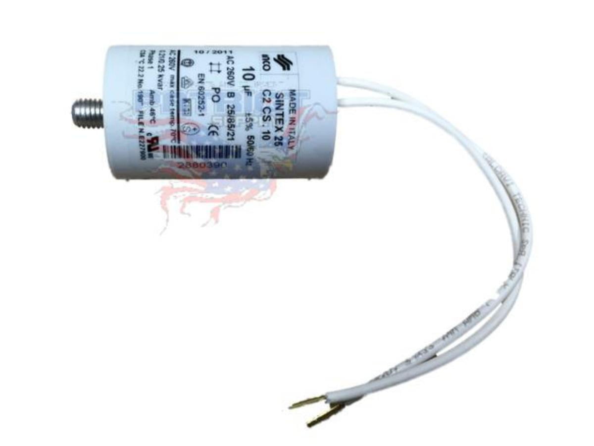Riello 20087022 Capacitor 10uF for 40 Series Gas Burners in Honduras at
