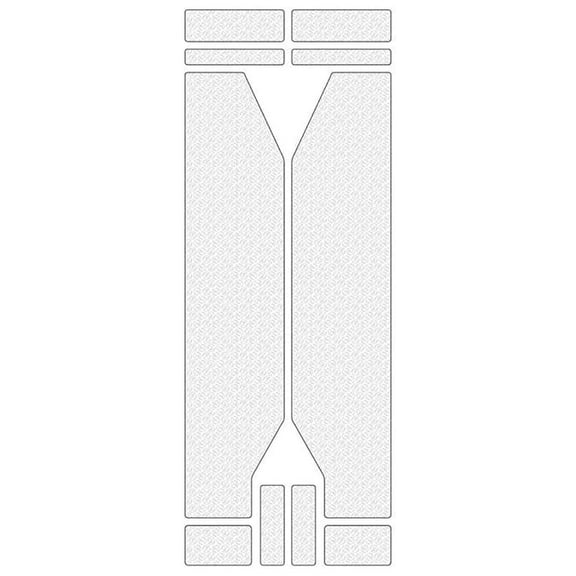 Riesel Design FORK GUARD Frame Protector, Clear 10pc Kit for Forks, UV Resistant, Any Bike