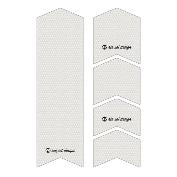 Riesel Design E TAPE 3000 Frame Protection Tape Clear, 5pc Set for E-Bike/MTB Paint Shield