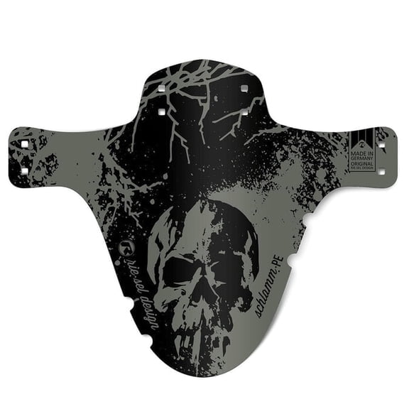 Riesel Design Schlamm PE MTB Mudguard Fender for Enduro, E-MTB, XC, Trail – Fits 2.6" Tire