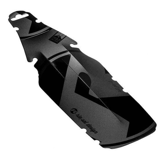 Riesel Design rit:ze L Rear Mudguard, Wide MTB Fender, 345mm Lightweight Tool-Free Install