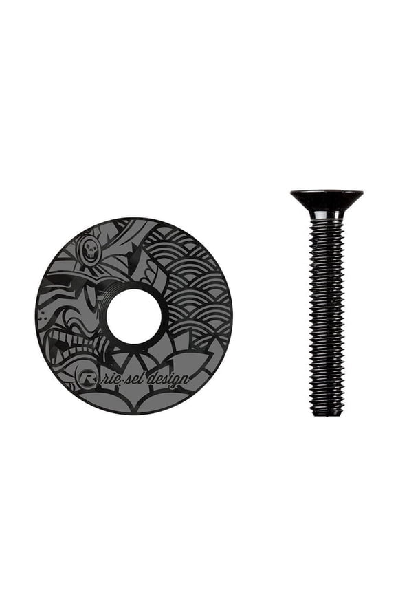 Stem Cap - 1 1/8" Carbon Fiber Stem Top Cap - Lightweight, UV-Resistant