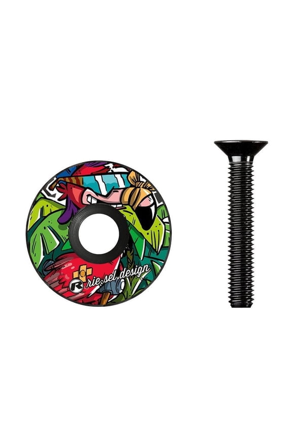 Stem Cap - 1 1/8" Carbon Fiber Stem Top Cap - Lightweight, UV-Resistant