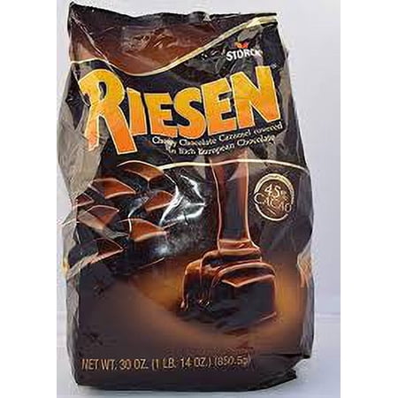 Riesen Caramel Confection Covered in Rich European Chocolate 30 oz. (Pack of 20)