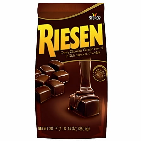 Riesen Caramel Confection Covered in Rich European Chocolate 30 oz. (Pack of 5)
