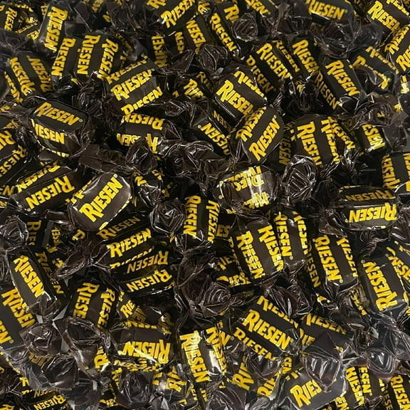 Riesen Chocolate Caramel Candies 1.5 lb Bag Individually Wrapped German Chewy Candy