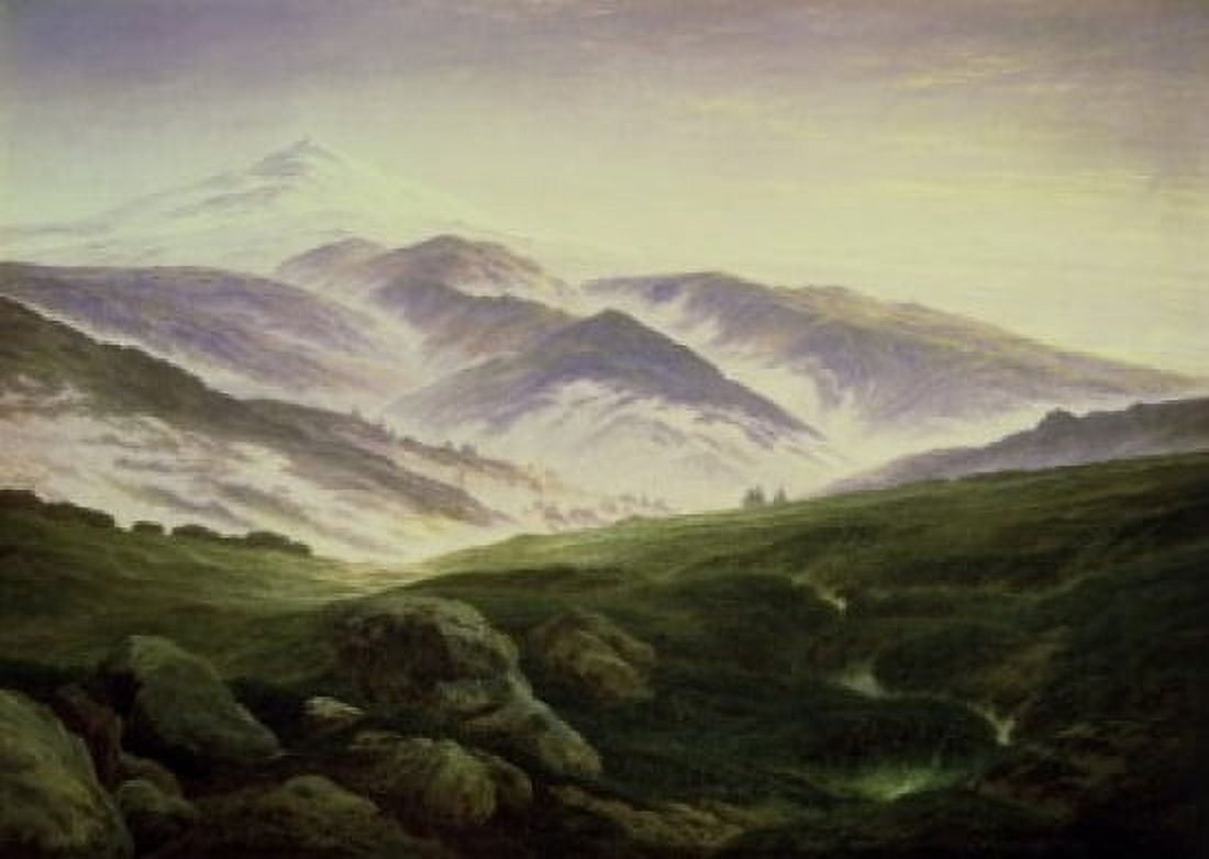 Riesengebirge 1835 Caspar David Friedrich (1774-1840German) Hermitage Museum St Petersburg Russia Canvas Art - Caspar David Friedrich (18 x 24)