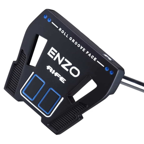 Rife ENZO LOW TORQUE 38 in. +3" Over Men's Length Club Center Shaft Putter-RG16 Grip