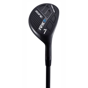 Rife Golf RX7 Tall Men's Right Handed XL Plus 1 Inch Over Standard Length Regular Flex Graphite All True Utility Hybrid Iron #7 Ultra Forgiving Golf Club