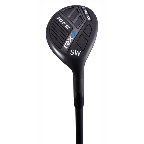 Rife Golf RX7 Tall Men's Right Handed XXL Plus 2 Inches Over Standard Length Regular Flex Graphite All True Utility Hybrid Iron #SW Ultra Forgiving Golf Club