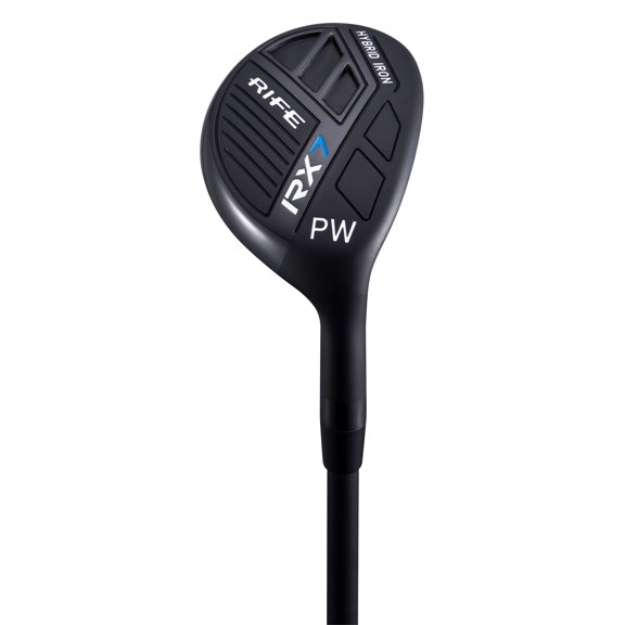 Rife Golf RX7 Tall Men's Right Handed XXL Plus 2 Inches Over Standard Length Regular Flex Graphite All True Utility Hybrid Iron #PW Ultra Forgiving Golf Club