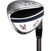 Rife Golf Right Handed 60 Degree LOB STR Wedge Graphite Shaft Extra Large Club Face for High Trajectory and Easy Impact Right, 35