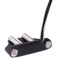 thumbnail image 1 of Rife Golf Right Handed Black Two Bar Mallet Putter Patented Roll Groove Technology with Adjustable Weight System. Heel Shaft with Double Bend Makes It Perfect for Lining up Your Putts (Right, 33), 1 of 8