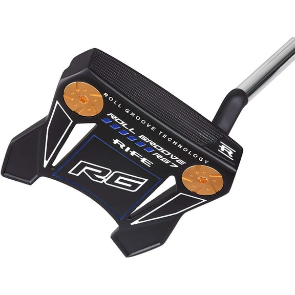 Rife Golf Roll Groove Technology Series (33 Inches) Right Handed RG7 Full Exotic Mallet Putter Precision Milled Face Edge and Cavity