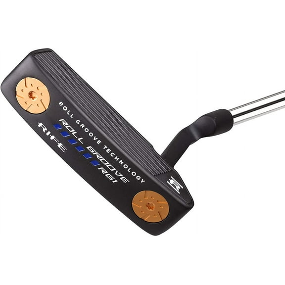 Rife Golf Roll Groove Technology Series (35 Inches) Right Handed RG1 Blade Putter Precision Milled Face Edge Cavity and Bumpers Ensures an Ideal Weight Balance Perfect for Lining Up Your Putts