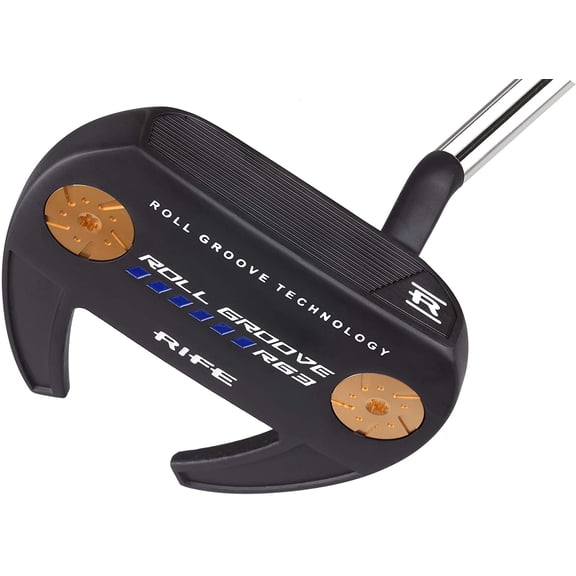 Rife Golf Roll Groove Technology Series (36 Inches) Right Handed RG3 Winged Mallet Putter Precision Milled Face Edge & Cavity