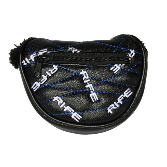 Rife Switchback Mallet Headcover-Blue Stitching