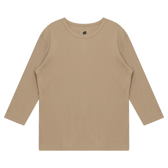 Riff 3/4 Sleeve Ribbed T-Shirt