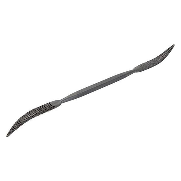 Riffler Rasp File Set, 7.5 Inch Oval Wood Carving Tools, Sculpting Files for Woodworking, Metalworking, Detail Work - Italian Made Rasp Cut
