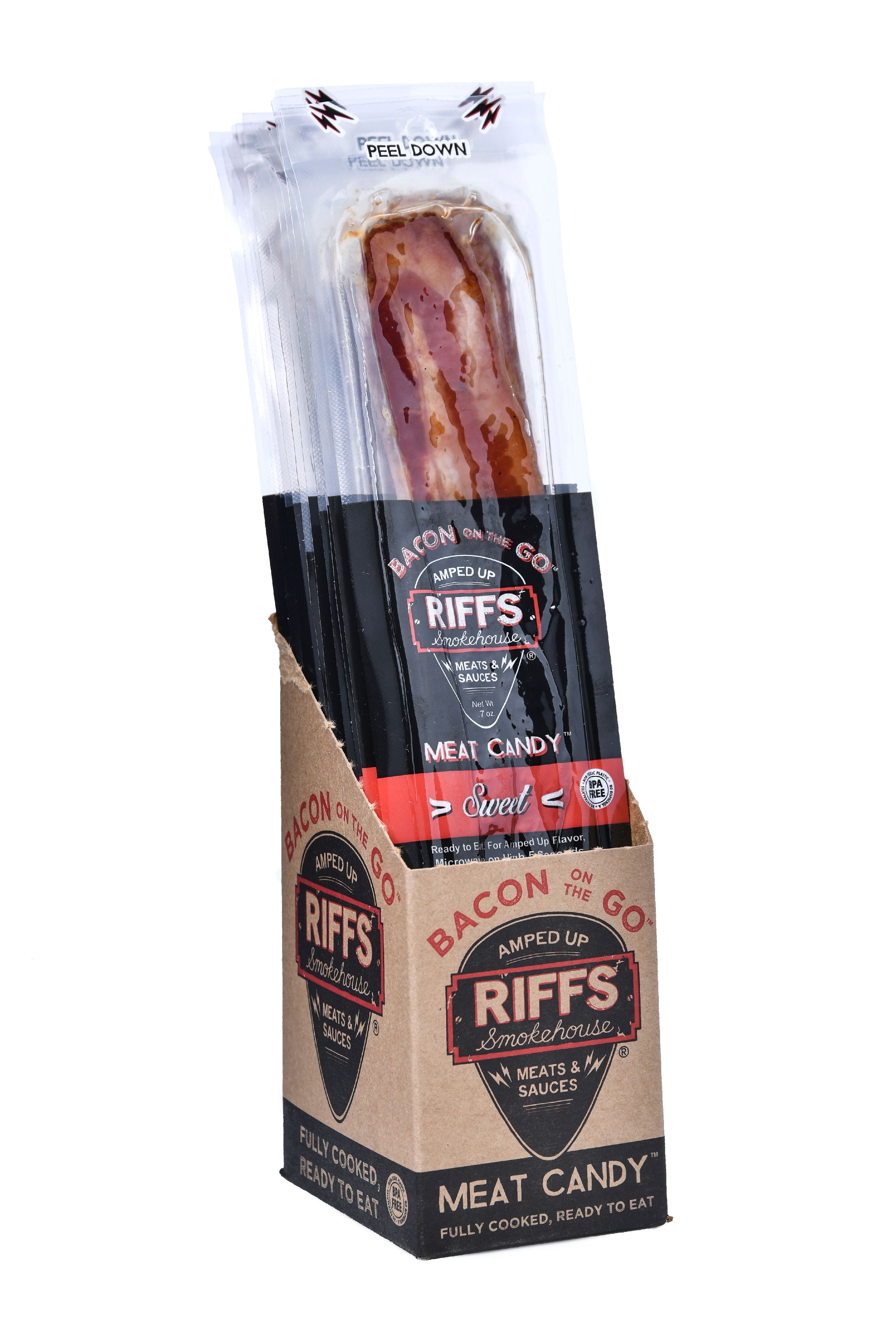 Riffs Bacon on the Go, Sweet, 1oz, 12Ct