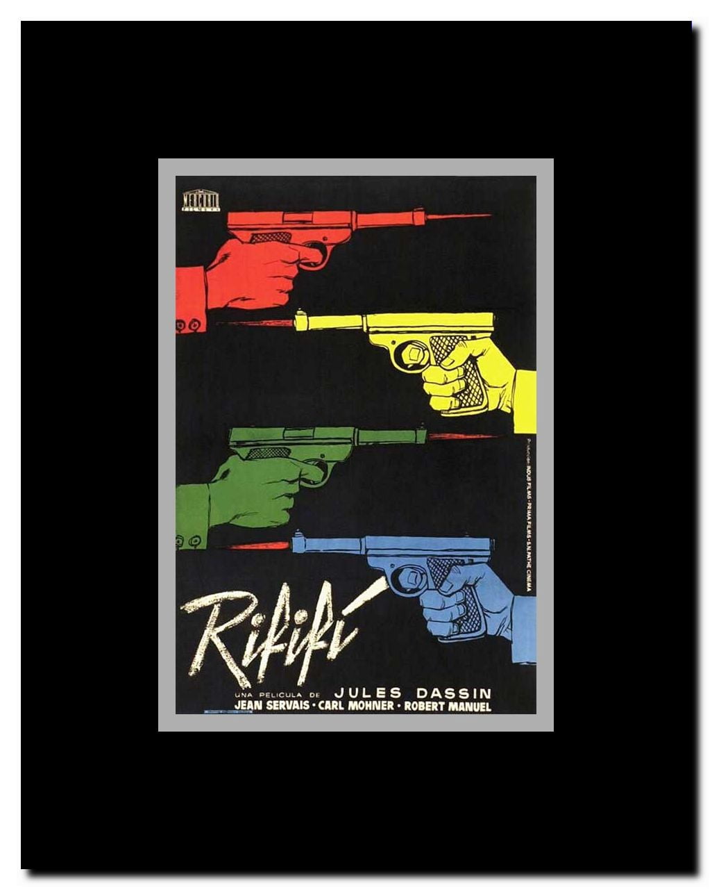 Rififi Framed Movie Poster