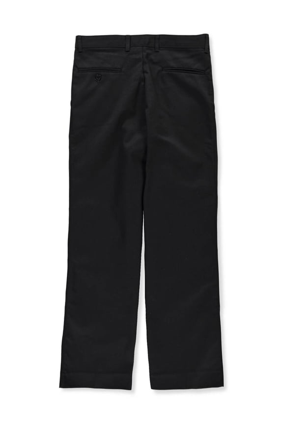 Boys No-Wrinkle Pleated Pants (Prep Sizes 28" – 32") Color: black Size: 30w x 31l