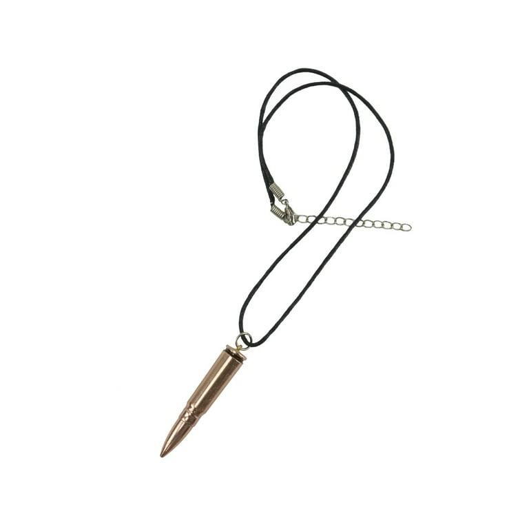 Copper Rifle Bullet Pendant Chain Necklace Men Women Unisex Jewelry Veteran Gift Copper Rifle Bullet Pendant Chain Necklace Men Women Unisex Jewelry Veteran Gift