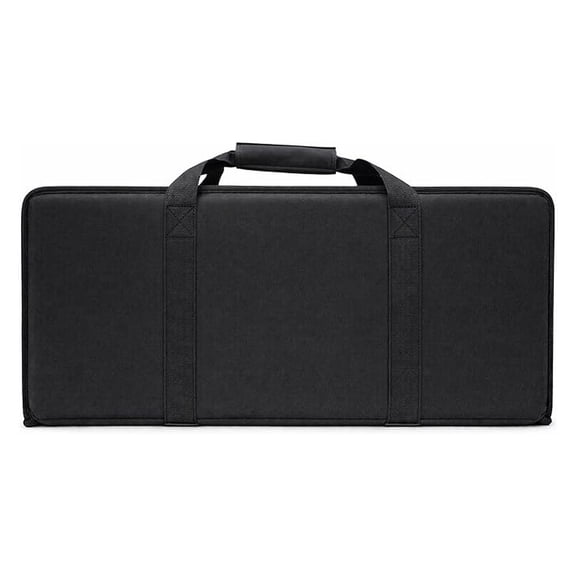 Rifle Case 22 Inch Discreet Black - Heavy Duty 400D Polyester - Gun Case for Transport & Storage - Includes 2 Magazine Pouches - Rifle Bag